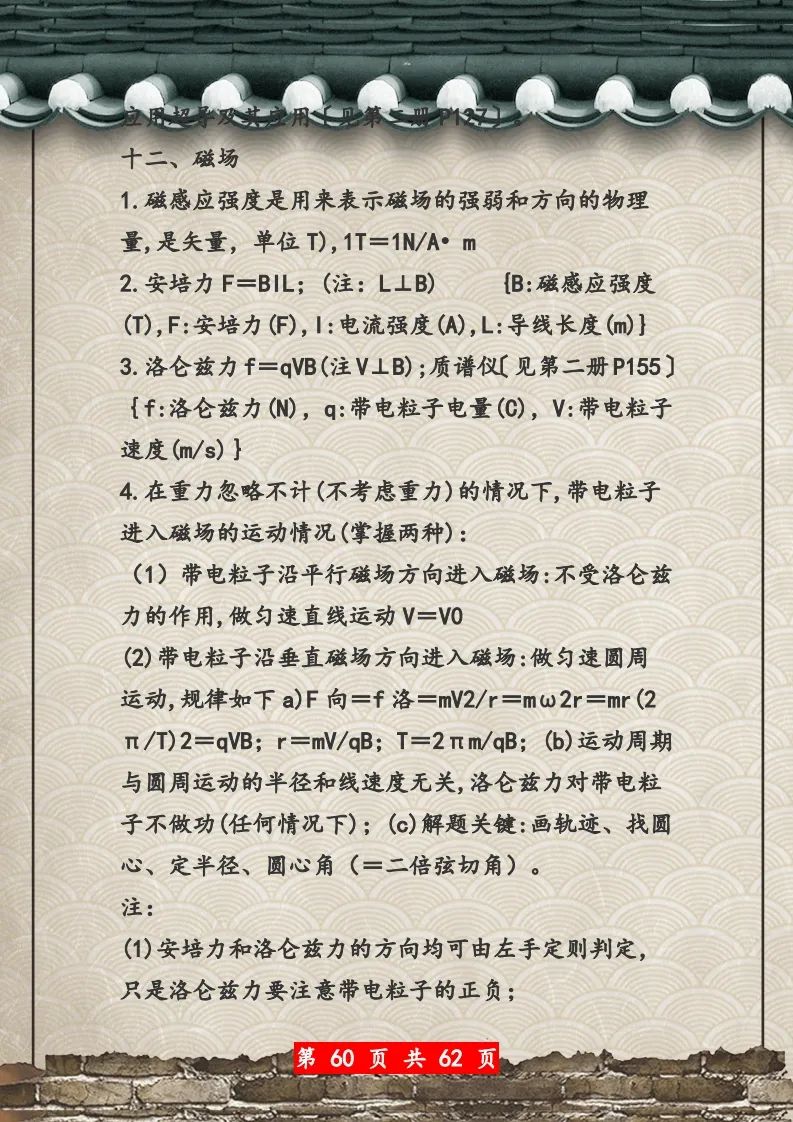 【高考物理】高考物理62页总复习知识网络一览表 第60张