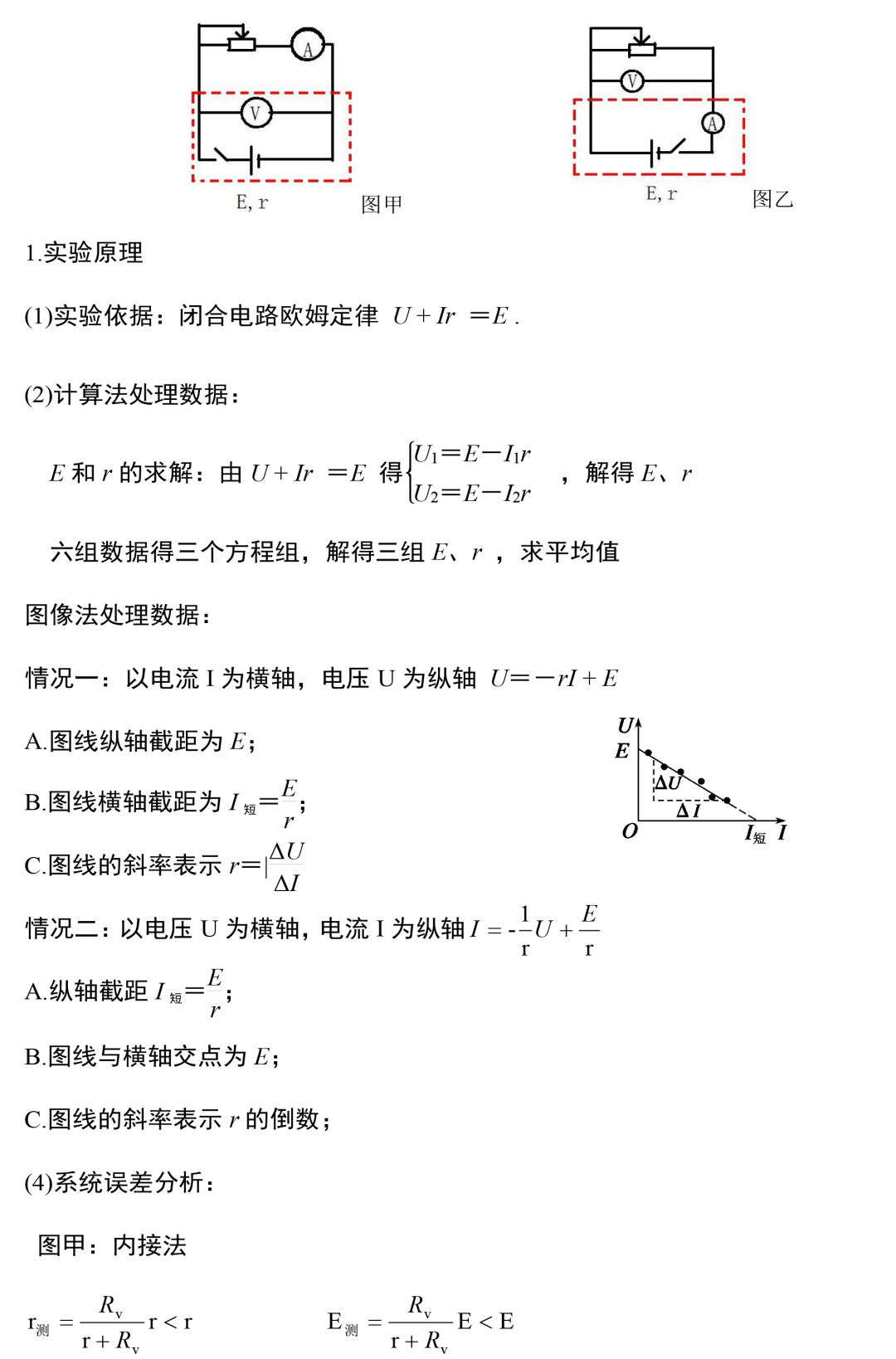 中考物理电学实验知识和规律大全 第5张 中考物理电学实验知识和规律大全 第5张