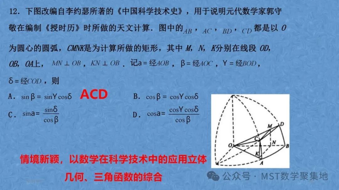 三新“高考、课程、教材”背景下最后阶段的取与舍以及从近四年高考试题及测试题分析高考命题的发展趋势! 第16张
