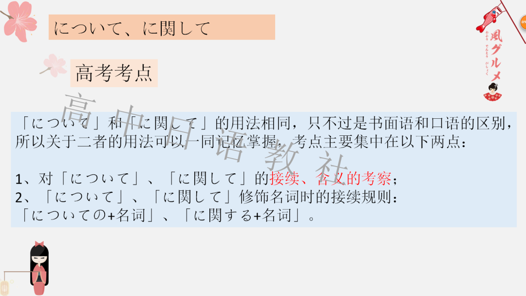 高考日语:高考一二三轮复习课件、知识点总结、练习题 第93张