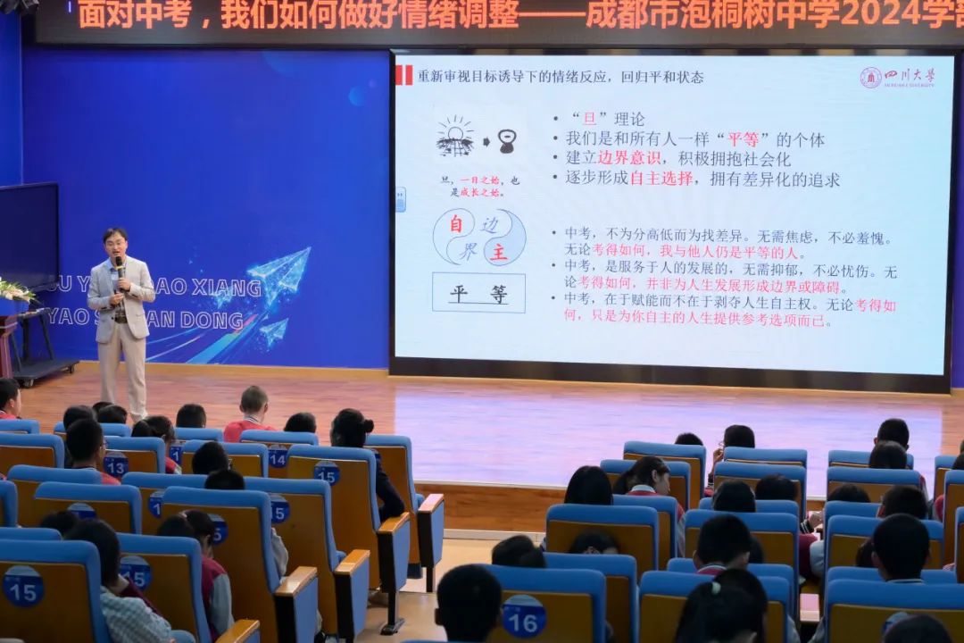 面对中考,我们如何做好情绪调整——2024学部心理健康教育讲座 第6张