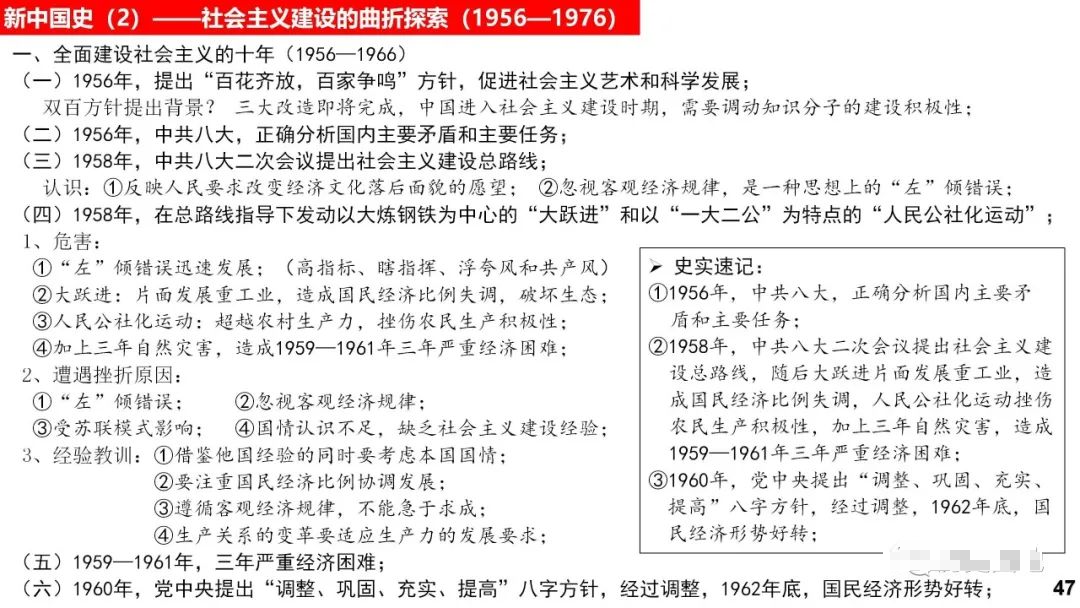 高考历史 |《中外历史纲要(上)》知识卡片汇总! 第47张
