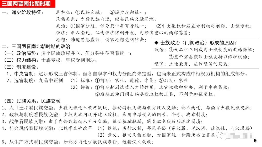高考历史 |《中外历史纲要(上)》知识卡片汇总! 第9张