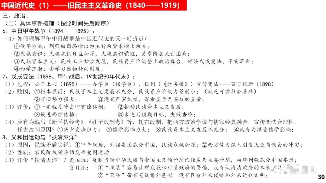 高考历史 |《中外历史纲要(上)》知识卡片汇总! 第30张