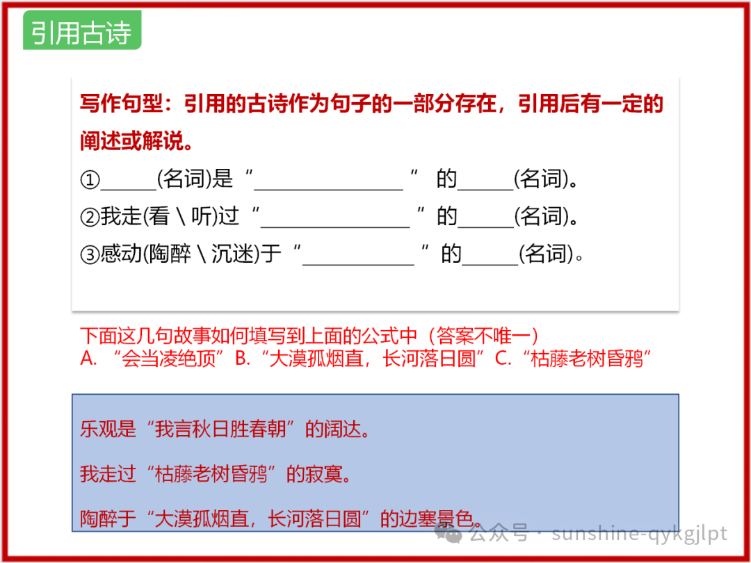 高考语文考场高分作文语言范式 第11张
