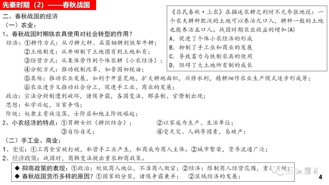 高考历史 |《中外历史纲要(上)》知识卡片汇总! 第4张