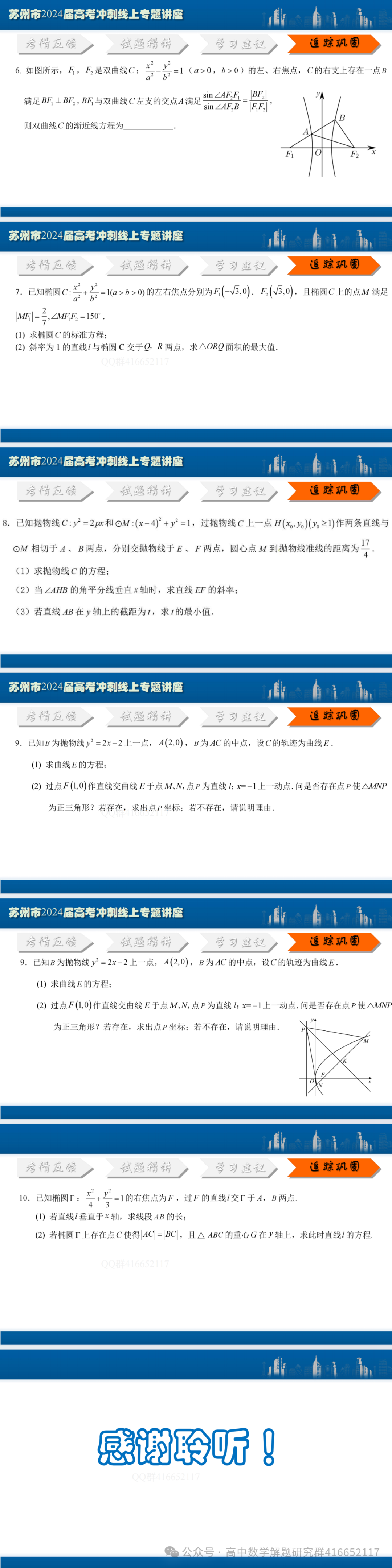 2024高考平面解析几何策略(ppt分享) 第11张
