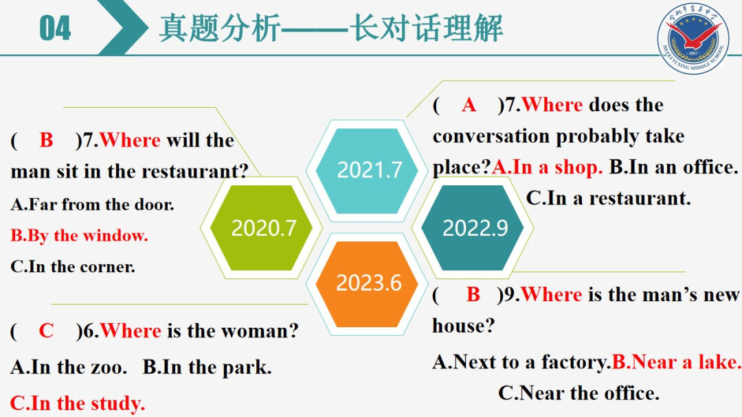 中考英语专项复习——听力 第19张 中考英语专项复习——听力 第19张
