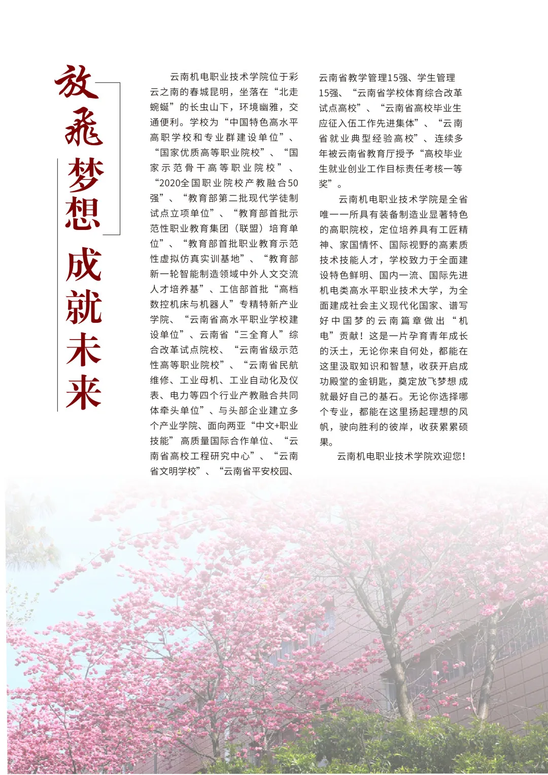 高考签约公办||云南机电职业技术学院招生简章 第2张 高考签约公办||云南机电职业技术学院招生简章 第2张