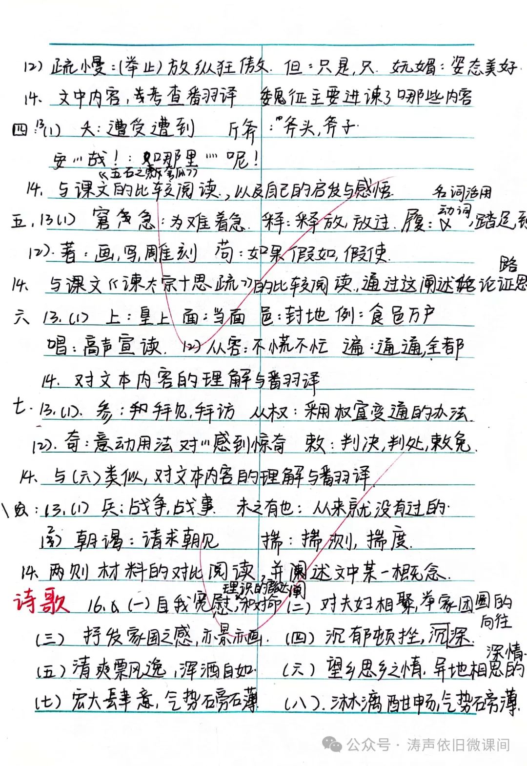 2024高考倒计时第55天:三考一冲第一阶段优秀笔记展览.向着高考,我们加油! 第21张 2024高考倒计时第55天:三考一冲第一阶段优秀笔记展览.向着高考,我们加油! 第21张