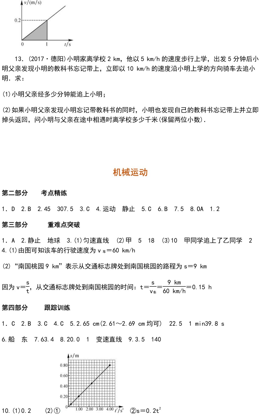 中考物理知识点梳理+考点精练+重难点突破(可打印) 第78张 中考物理知识点梳理+考点精练+重难点突破(可打印) 第78张