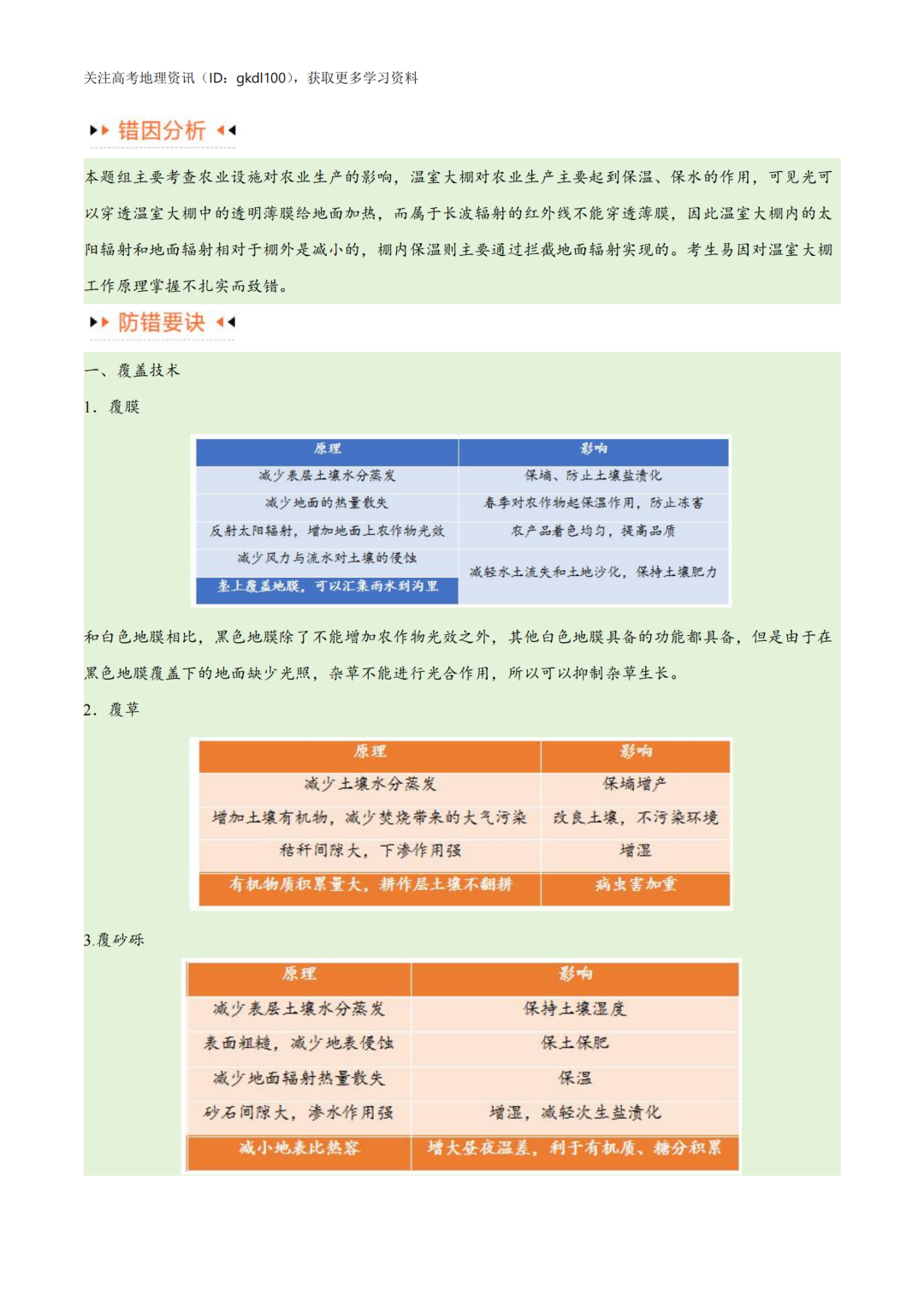 2024年高考地理易错题专题突破!(8) 第12张