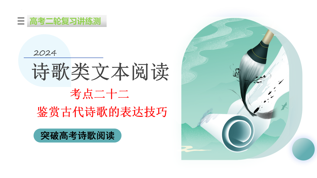 2024高考语文二轮复习专题考点知识训练!(22) 第1张