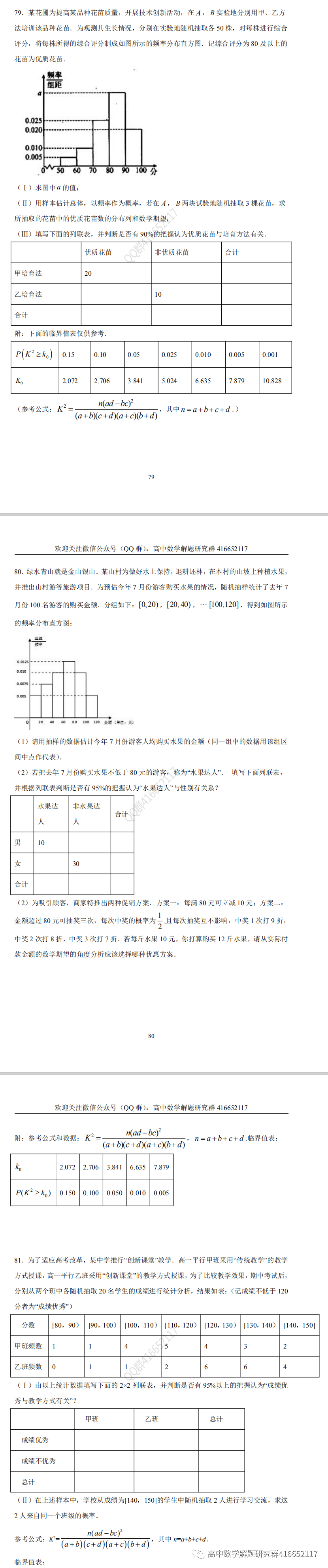 高考押题:统计 第47张