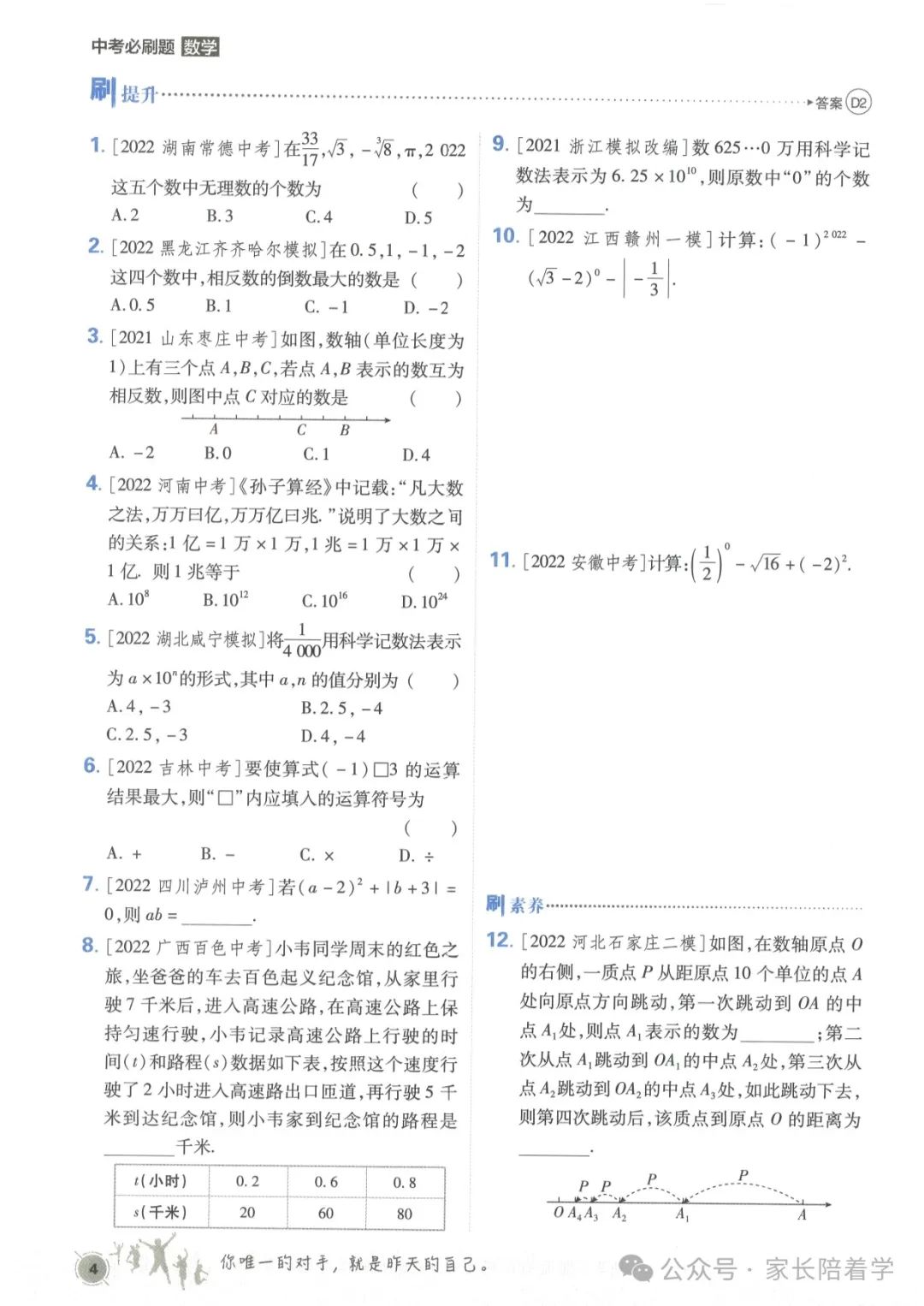 中考必刷题,分享给即将中考的孩子,让孩子理解 第5张