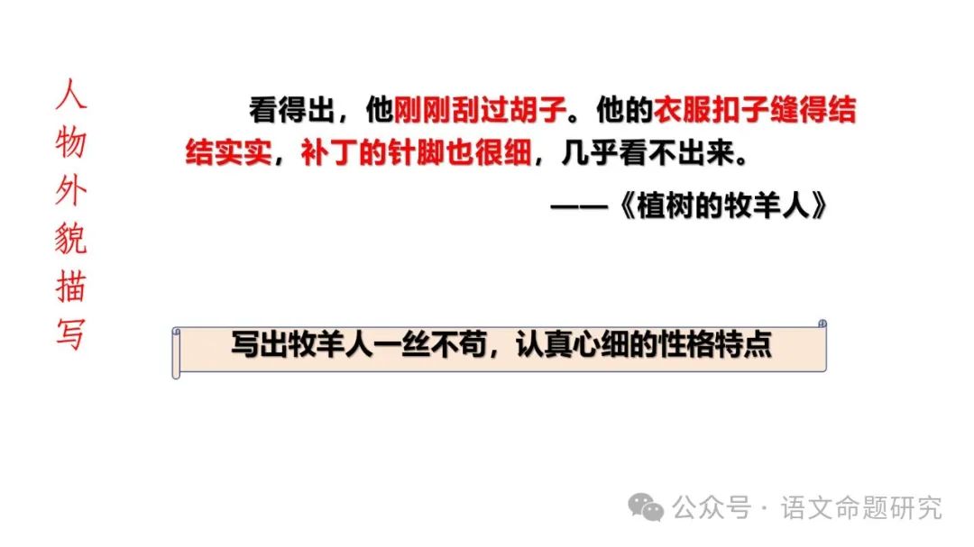 中考复习专题|记叙文阅读:人物形象分析(PPT22张) 第5张