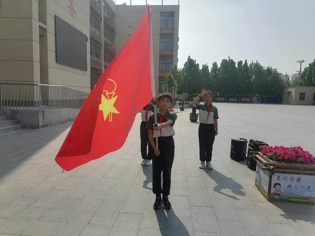 乐陵市实验小学举行2023级首批新队员入队仪式 第13张