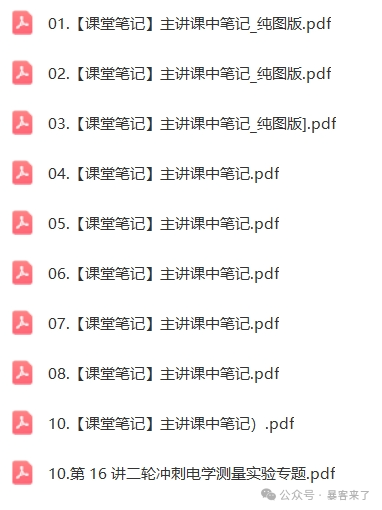 2024中考物理冲刺:谭清军春季视频课程,精准提分!(MP4视频+PDF课堂笔记) 第3张