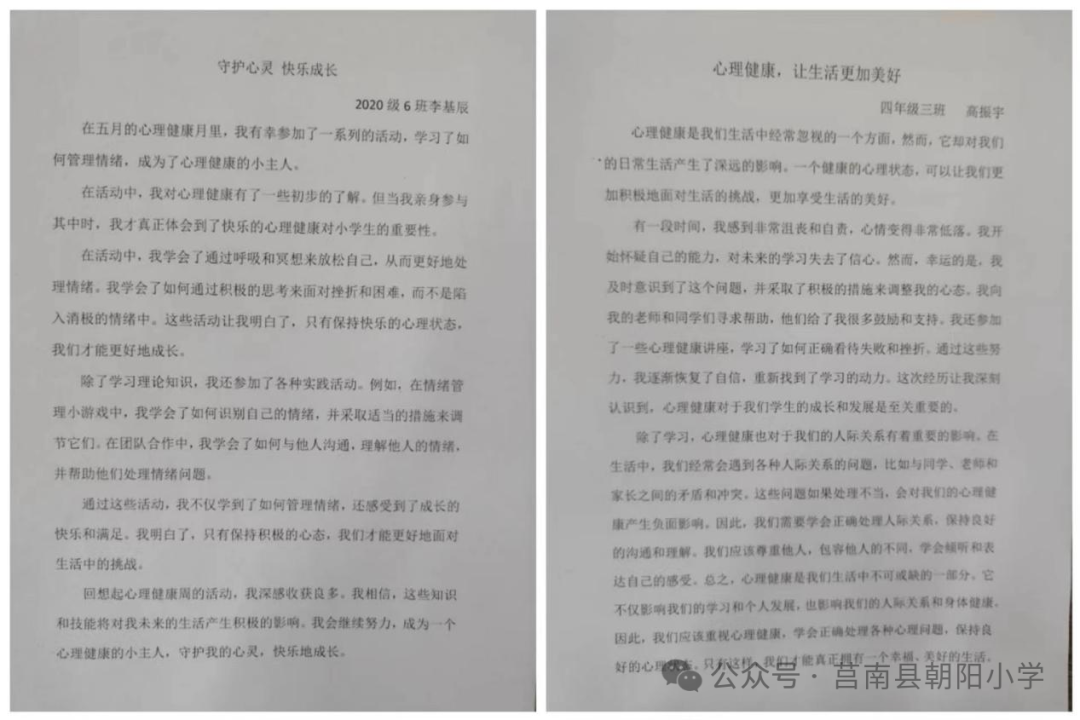 【朝阳小学•校园动态】朝阳小学开展“五育并举润心灵”心理健康教育月系列活动之以智慧心 第10张 【朝阳小学•校园动态】朝阳小学开展“五育并举润心灵”心理健康教育月系列活动之以智慧心 第10张