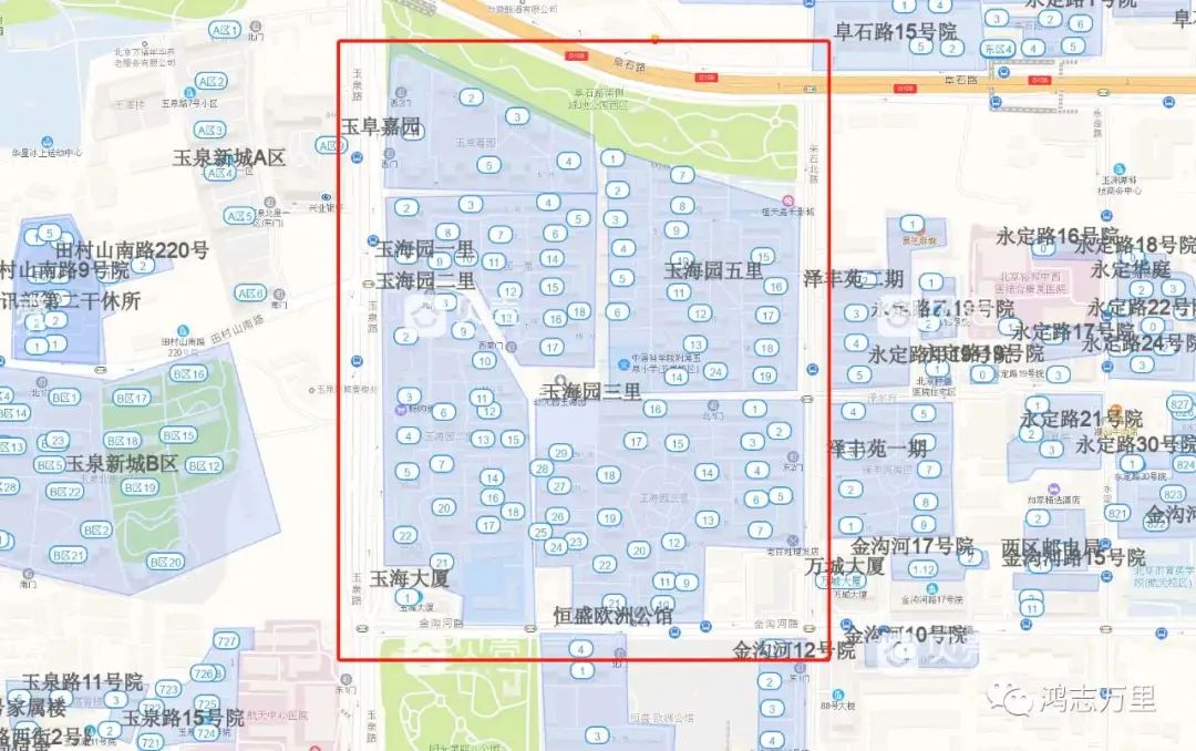 中科院附属玉泉小学 | 海淀 · 永定路学区 40%直升首师大一分校 学校招生划片(2023年12个班) 第31张
