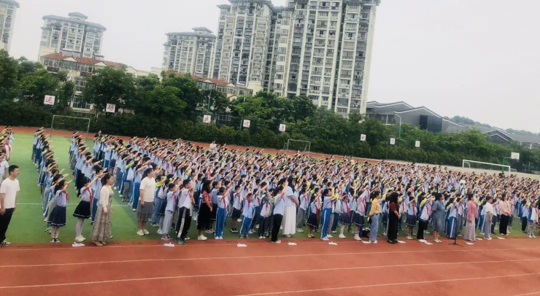 【雏鹰展翅】永明小学、齐山小学第十三周升旗仪式 第12张