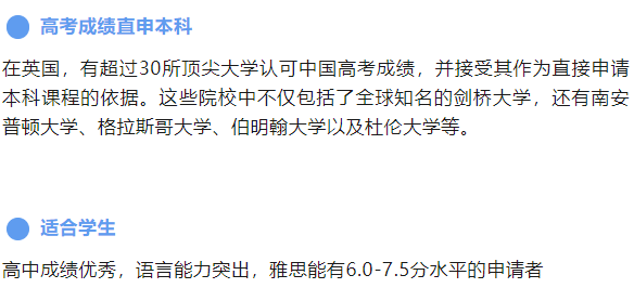 高考,国内大学不是唯一出路!本科留学申请全方案 第3张