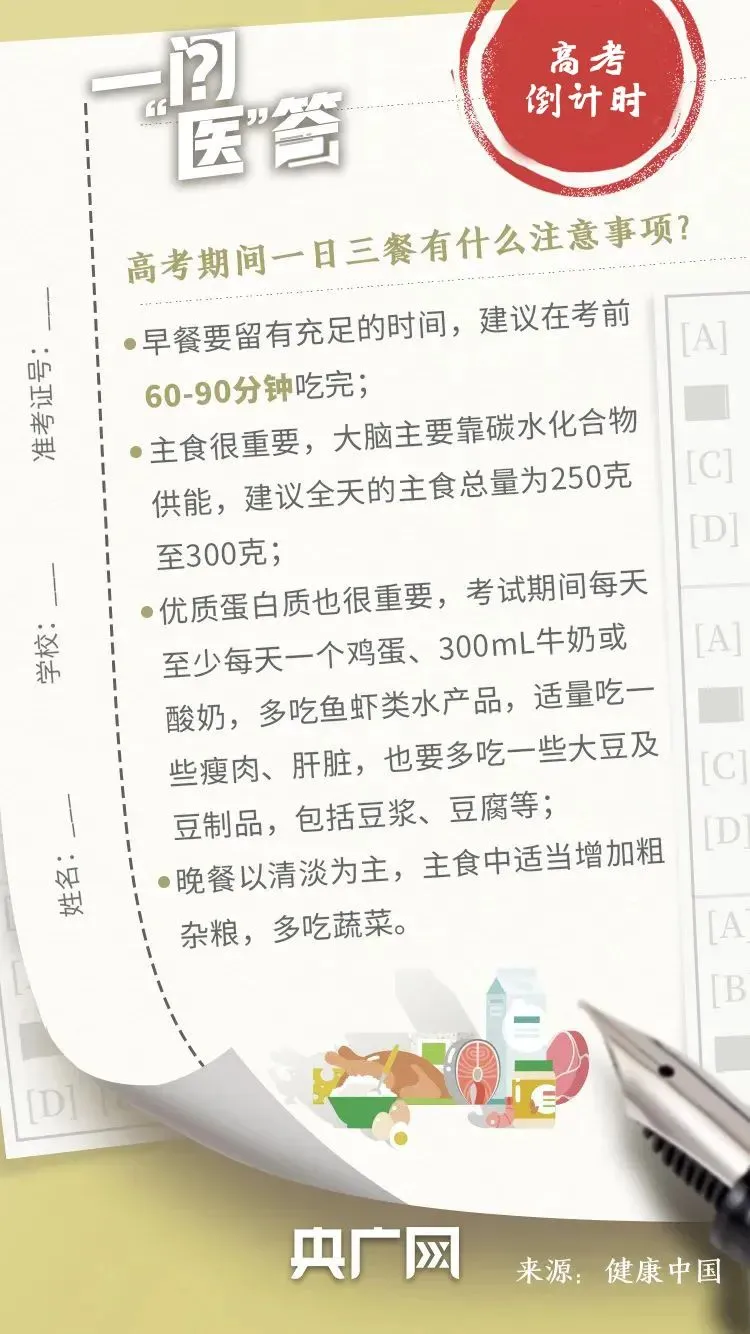高考在即,如何拿出最好状态?这份“锦囊”请收好 第11张 高考在即,如何拿出最好状态?这份“锦囊”请收好 第11张