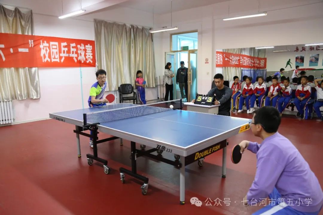 【第五小学•艺体】“乒”博奋进 展少年风采--第五小学举办迎庆“六•一”乒乓球比赛 第8张 【第五小学•艺体】“乒”博奋进 展少年风采--第五小学举办迎庆“六•一”乒乓球比赛 第8张
