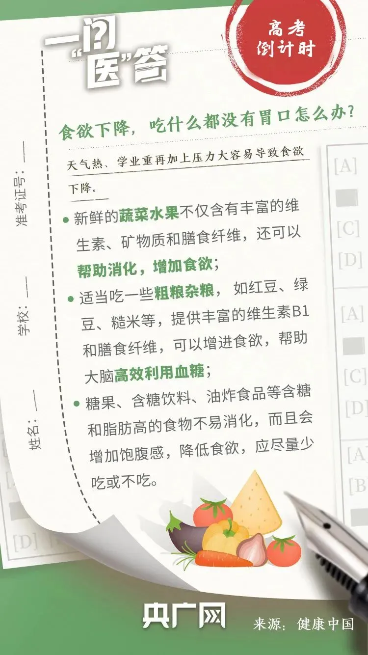 高考在即,如何拿出最好状态?这份“锦囊”请收好 第5张 高考在即,如何拿出最好状态?这份“锦囊”请收好 第5张