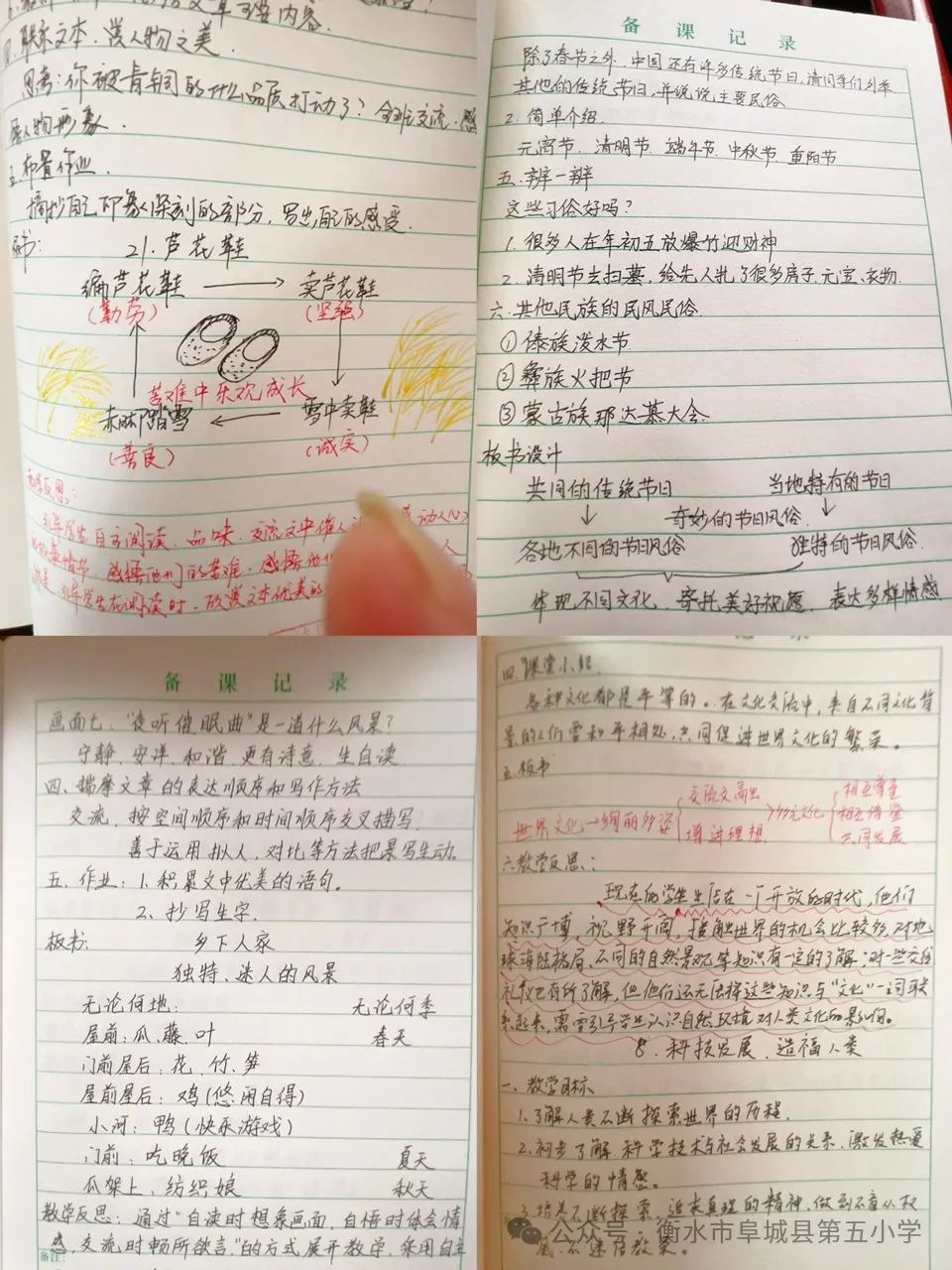 立足常规 行稳致远——阜城县第五小学教学常规检查 第6张 立足常规 行稳致远——阜城县第五小学教学常规检查 第6张