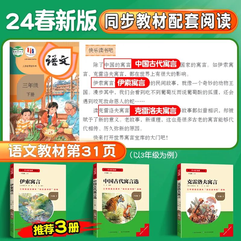 新课标阅读|小学语文1-6年级快乐读书吧必读书目 第10张