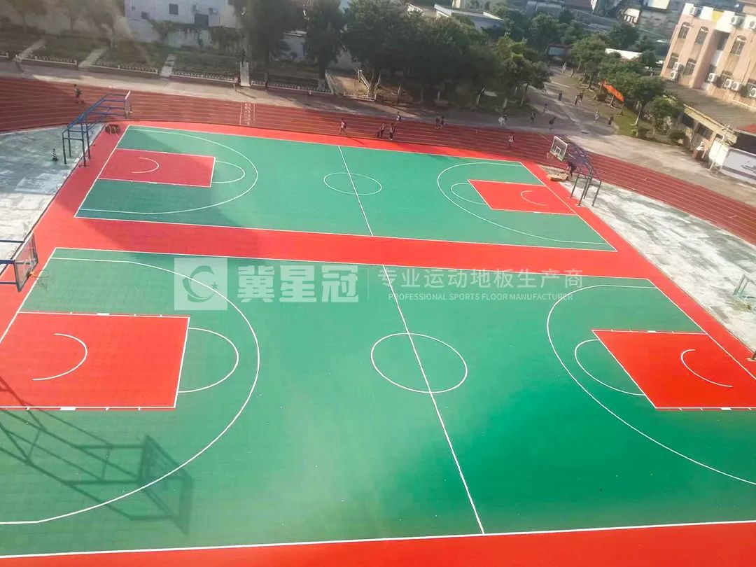 冀星冠助力广州市某小学篮球场焕新升级,打造专业运动空间! 第12张