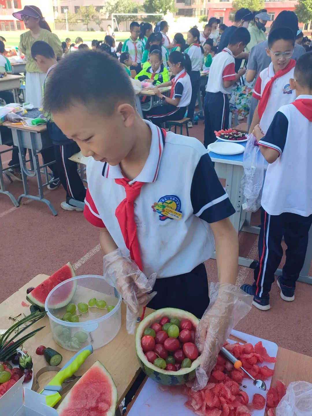 劳动最光荣——阿拉善左旗第二实验小学四年级劳动技能大赛 第18张