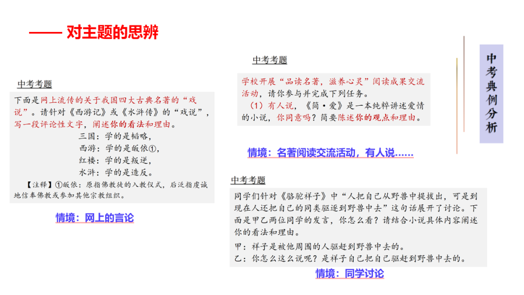 中考语文专题复习——名著阅读复习指导ppt 第12张