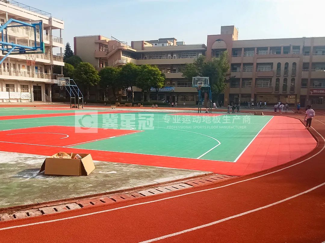 冀星冠助力广州市某小学篮球场焕新升级,打造专业运动空间! 第9张