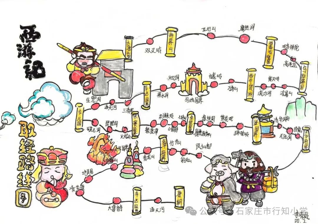 陶子巧借云平台  西游刮起阅读风——行知小学《西游记》整本书阅读活动展示 第70张