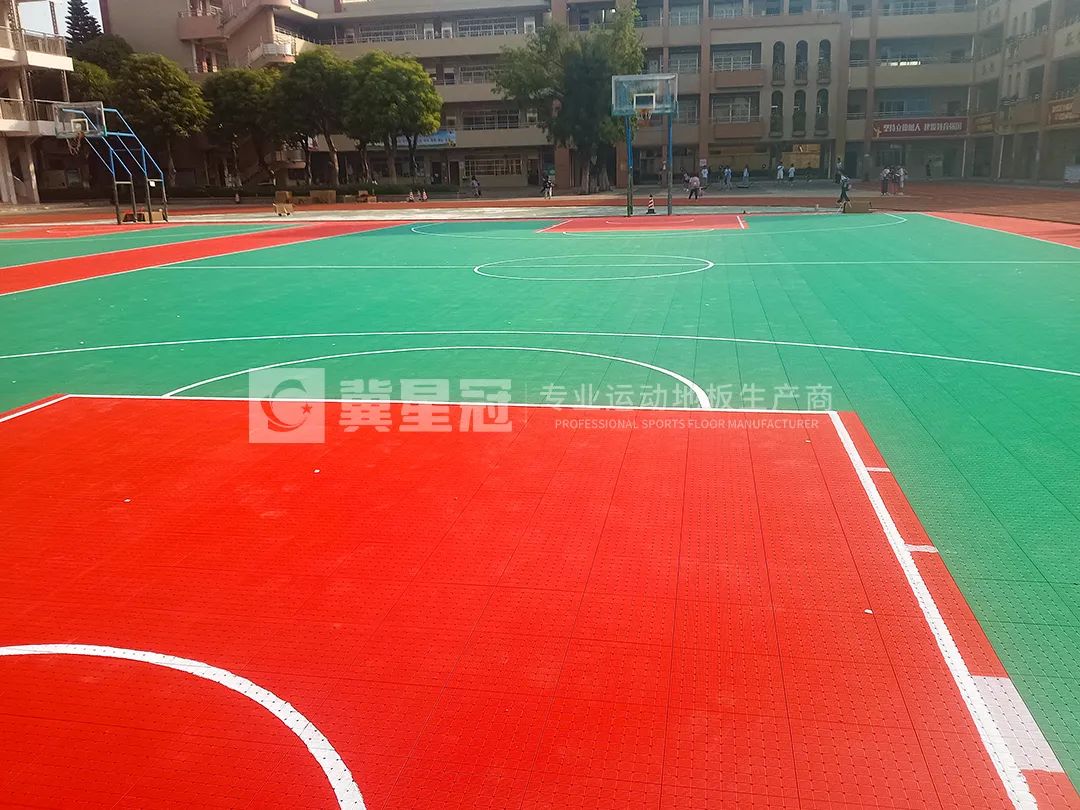 冀星冠助力广州市某小学篮球场焕新升级,打造专业运动空间! 第11张