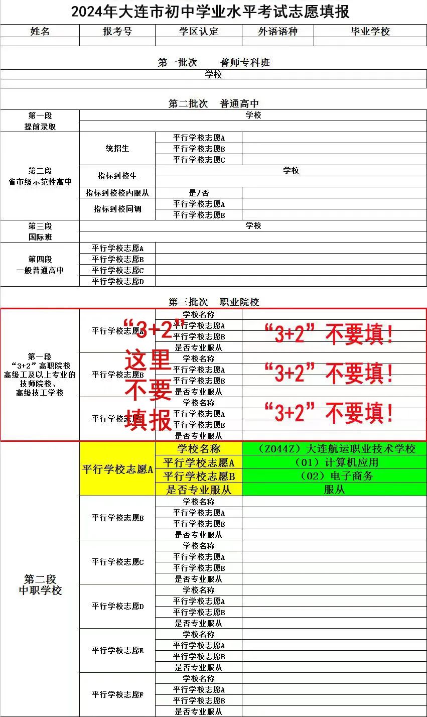 2024年大连中考志愿如何填报?大连航运学校中考志愿填报指南 / 考不上高中的孩子,未来如何考大学?大连家长请关注 第1张