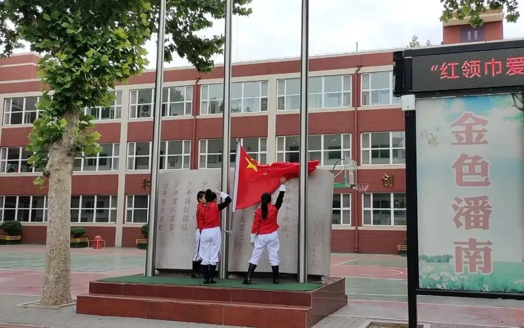 红领巾爱祖国——张店区潘南小学北校区少先队新队员入队仪式 第4张