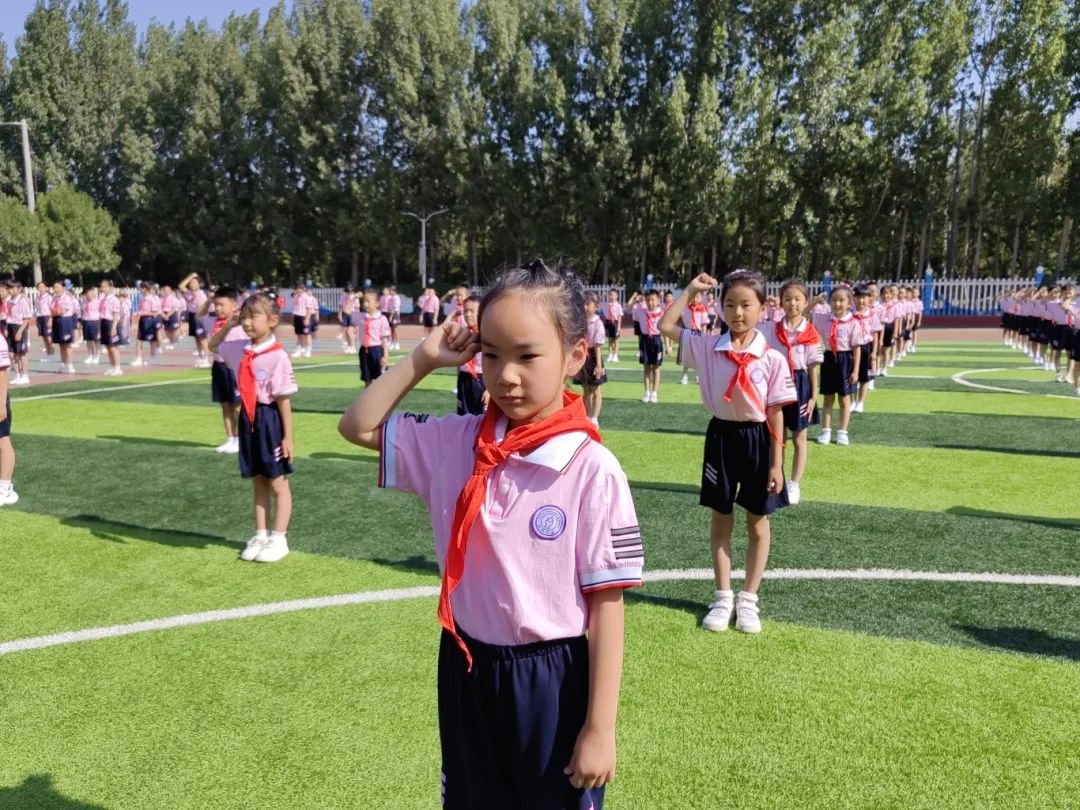 红领巾爱祖国——白塔小学一年级新队员分批入队仪式 第60张