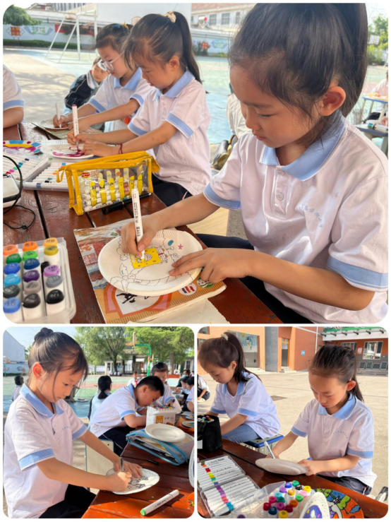 【林州市庙前街小学】创意纸盘绘画 乐享缤纷世界——林州市庙前街小学艺术节简讯 第1张 【林州市庙前街小学】创意纸盘绘画 乐享缤纷世界——林州市庙前街小学艺术节简讯 第1张