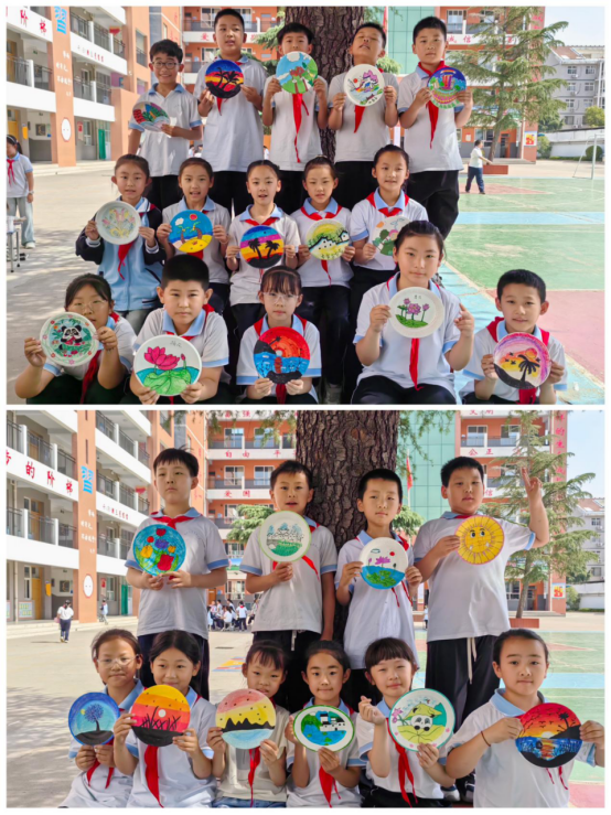 【林州市庙前街小学】创意纸盘绘画 乐享缤纷世界——林州市庙前街小学艺术节简讯 第9张 【林州市庙前街小学】创意纸盘绘画 乐享缤纷世界——林州市庙前街小学艺术节简讯 第9张