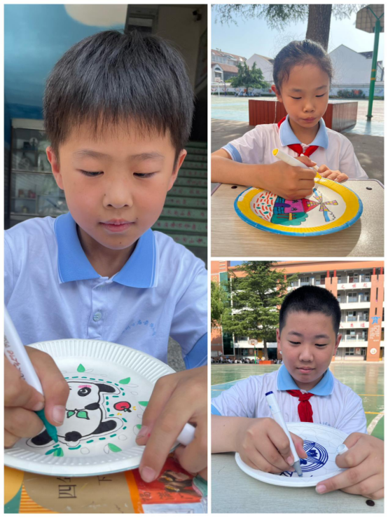 【林州市庙前街小学】创意纸盘绘画 乐享缤纷世界——林州市庙前街小学艺术节简讯 第6张 【林州市庙前街小学】创意纸盘绘画 乐享缤纷世界——林州市庙前街小学艺术节简讯 第6张