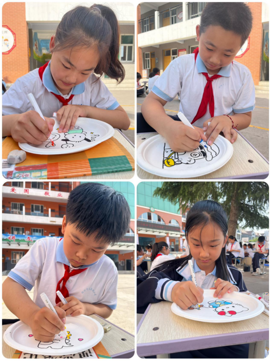 【林州市庙前街小学】创意纸盘绘画 乐享缤纷世界——林州市庙前街小学艺术节简讯 第2张 【林州市庙前街小学】创意纸盘绘画 乐享缤纷世界——林州市庙前街小学艺术节简讯 第2张