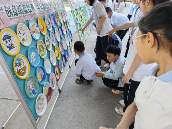 【林州市庙前街小学】创意纸盘绘画 乐享缤纷世界——林州市庙前街小学艺术节简讯 第19张