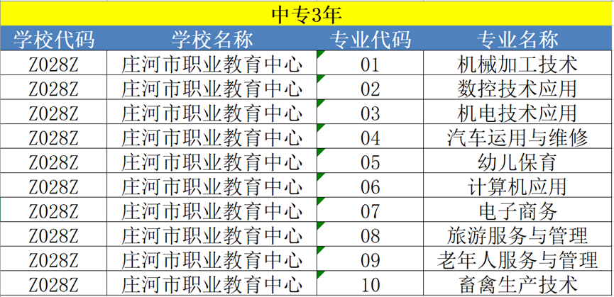 庄河市职业教育中心2024年中考填报志愿指导 第4张 庄河市职业教育中心2024年中考填报志愿指导 第4张