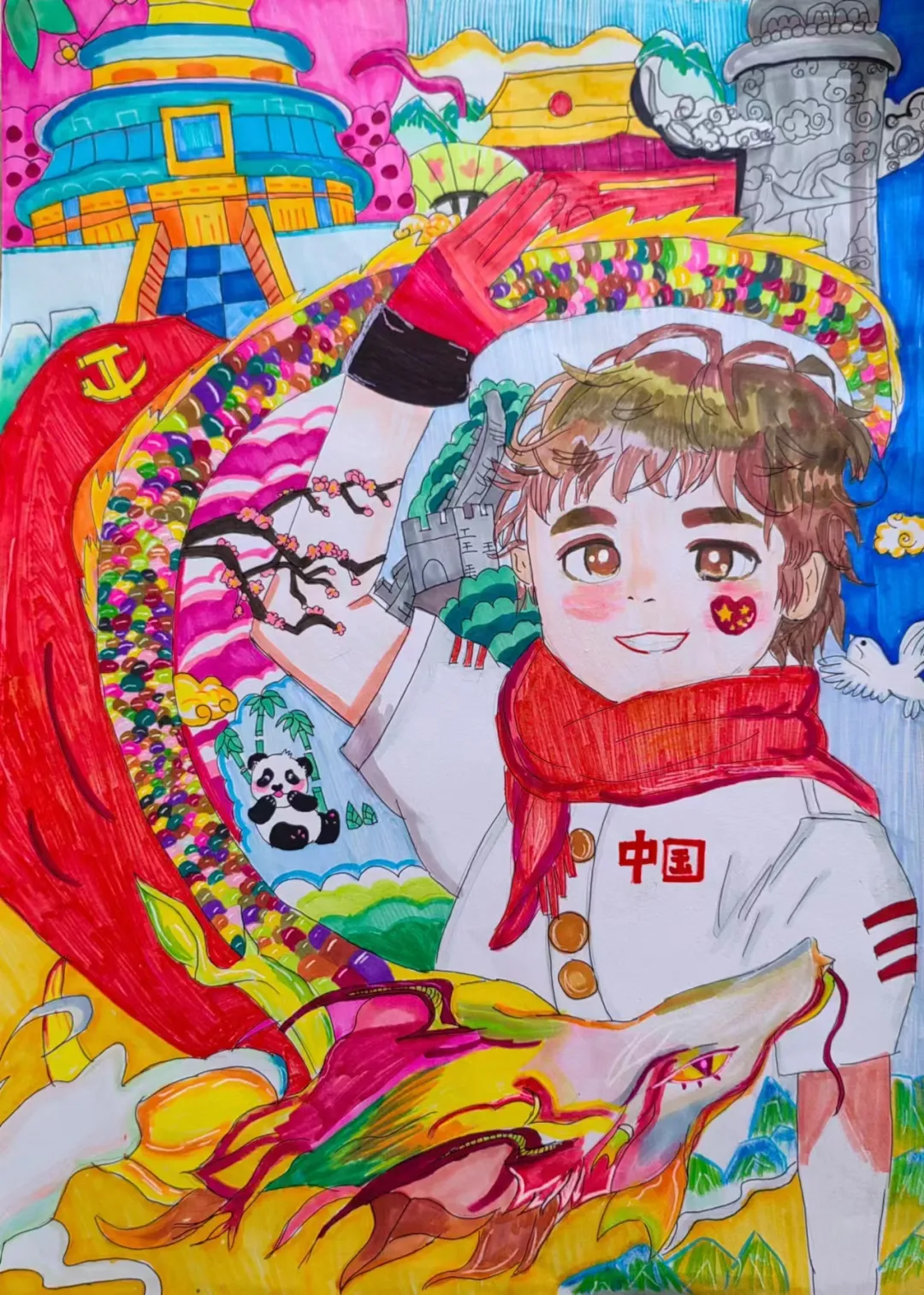 文润童心,艺启成长——新城小学第三届艺术节优秀书画作品展 第40张 文润童心,艺启成长——新城小学第三届艺术节优秀书画作品展 第40张