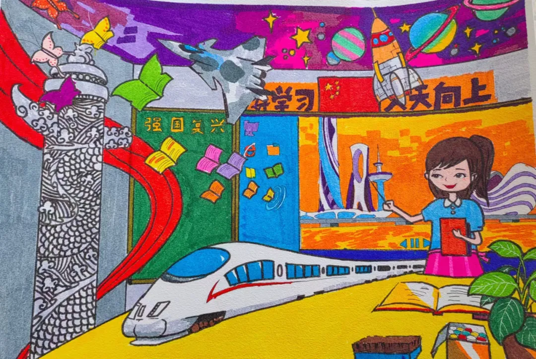 文润童心,艺启成长——新城小学第三届艺术节优秀书画作品展 第31张 文润童心,艺启成长——新城小学第三届艺术节优秀书画作品展 第31张