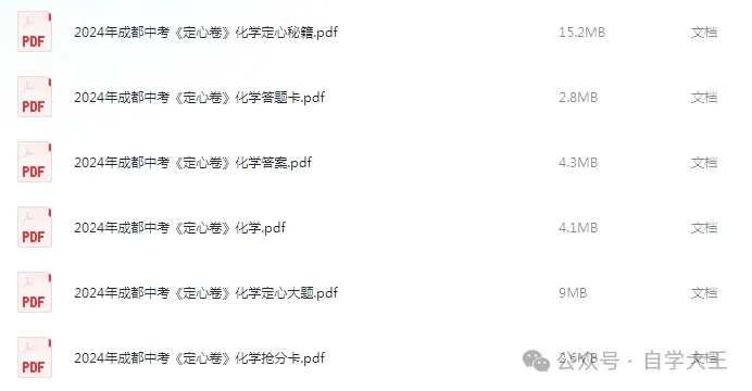 2024年成都中考《定心卷》电子版 第2张