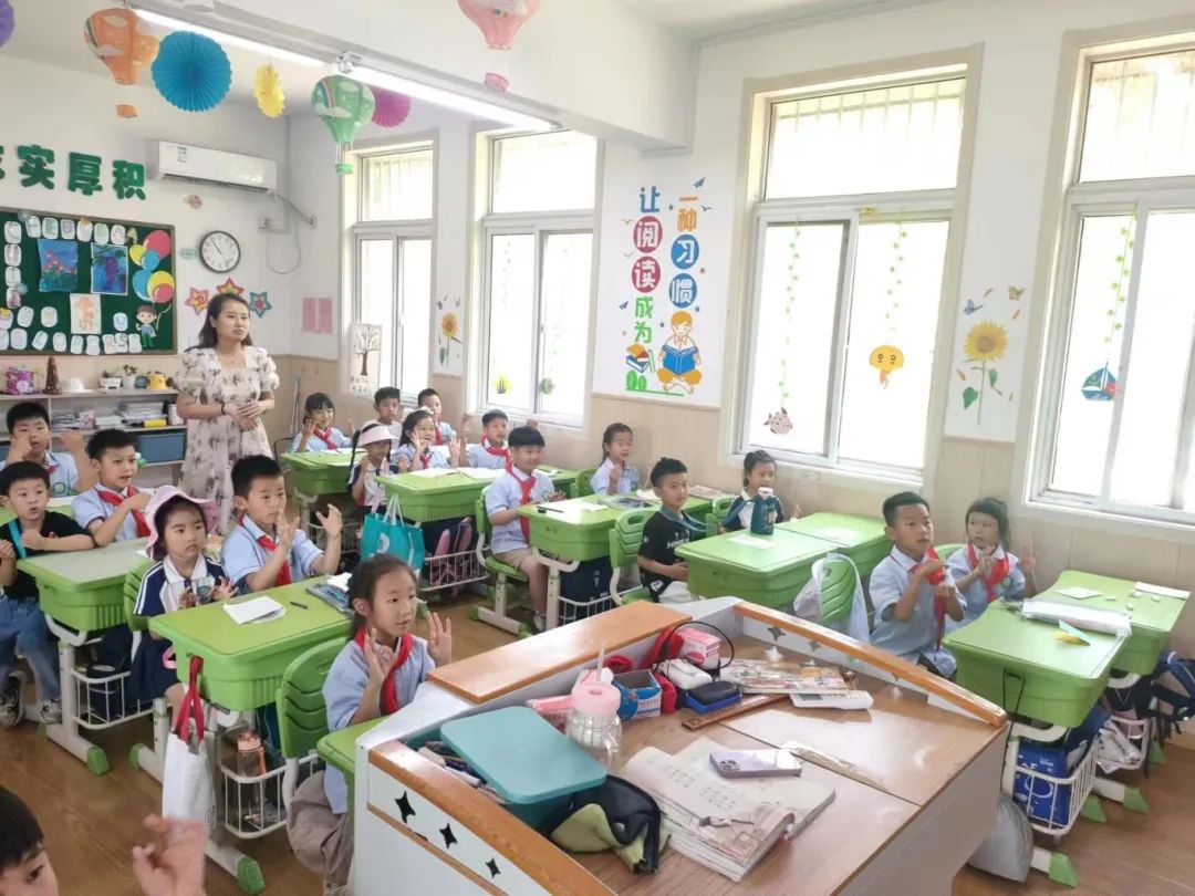 【幼小衔接】初探小学 “幼”见成长——下淀中心幼儿园大班参观小学活动 第47张
